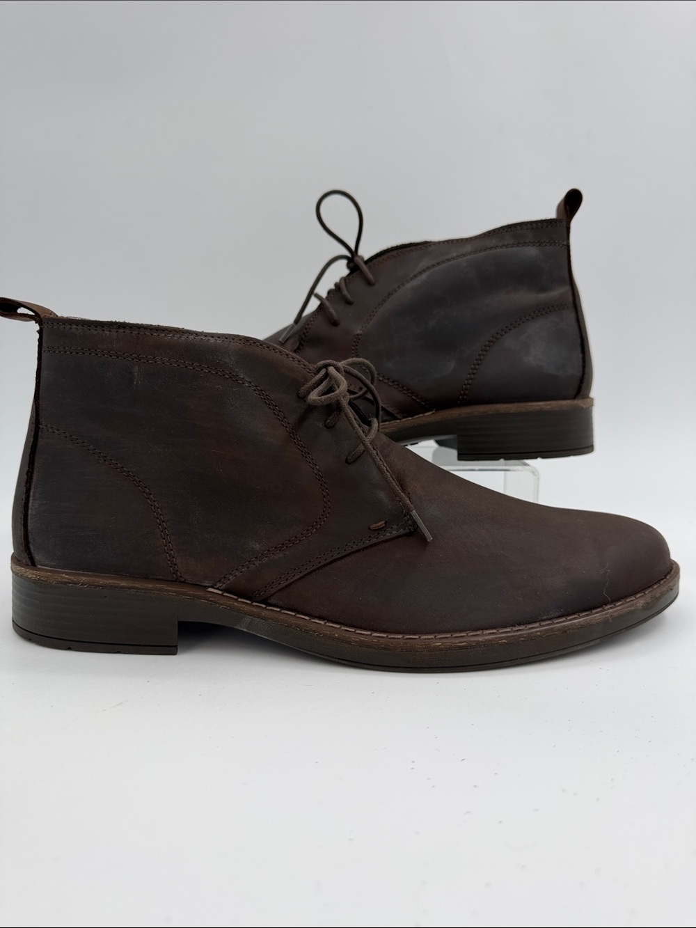 Nordstrom Brown Leather Chukka Boot - Casual Dress Italian Made Men's Size 10.5